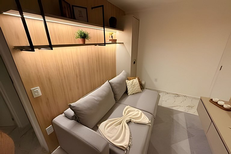 Crisalidas Elite, apto  luxo e com muito conforto