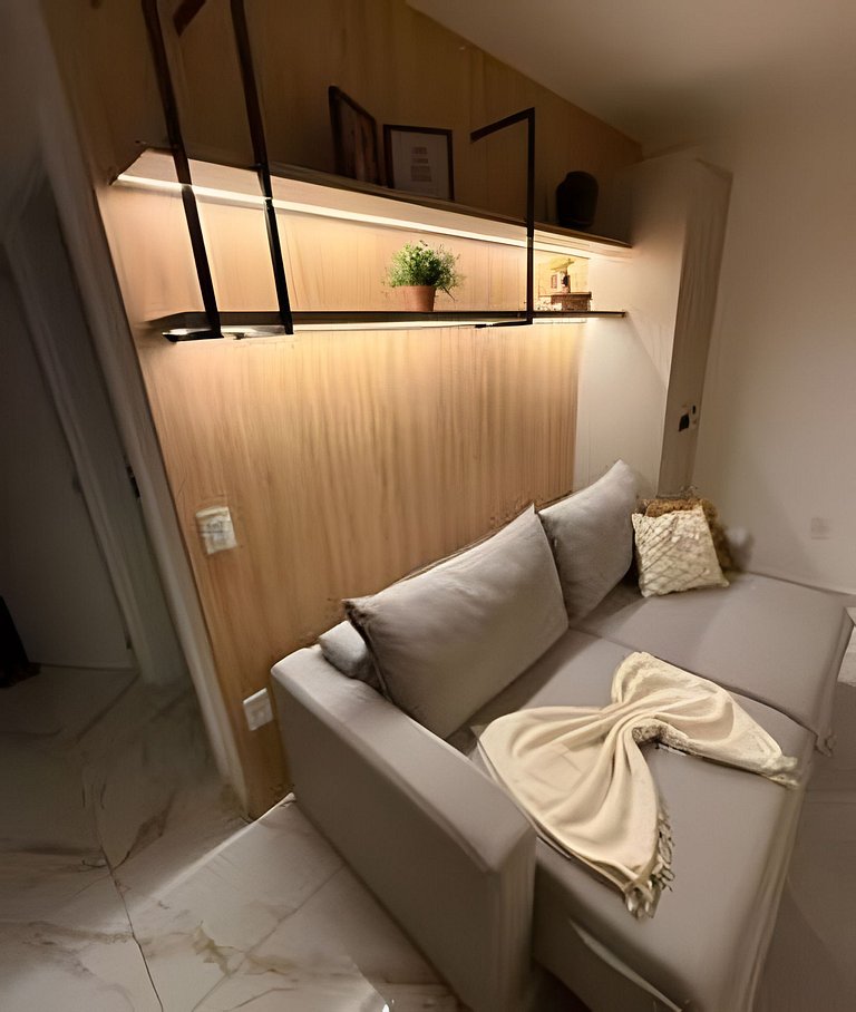 Crisalidas Elite, apto  luxo e com muito conforto