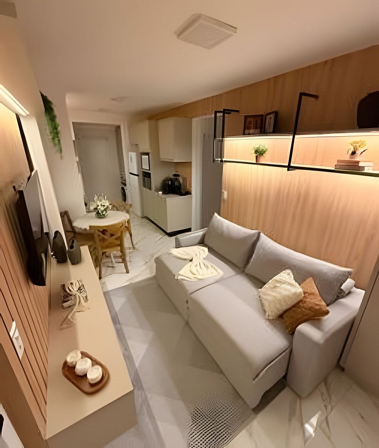 Crisalidas Elite, apto  luxo e com muito conforto